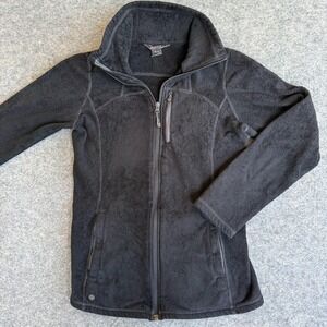 Outdoor Research Jacket Womens Medium Black Soft Fleece Full Zip Outdoor Casual‎